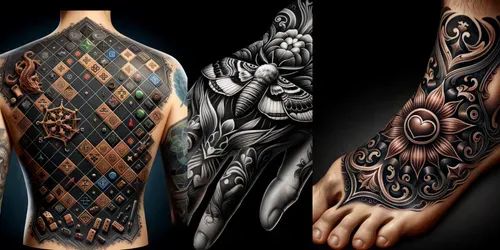 Photorealistic Tattoos generated by dalle