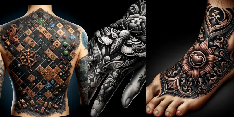 Photorealistic Tattoos generated by undefined