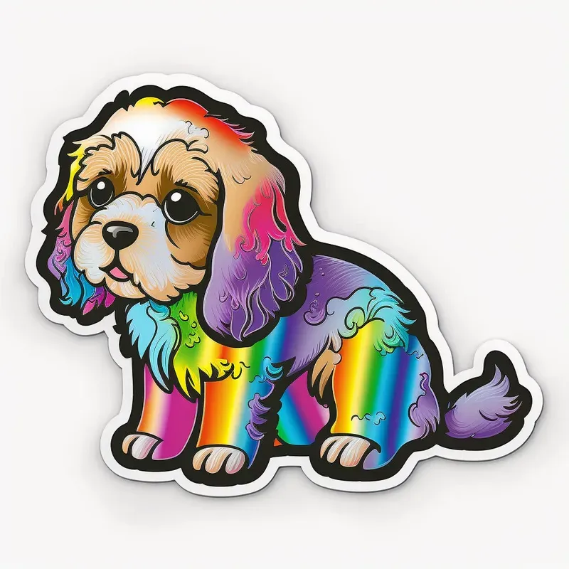 Lisa Frank Inspired Stickers