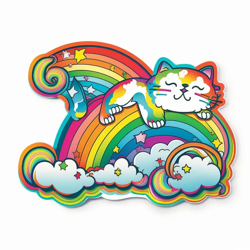 Lisa Frank Inspired Stickers