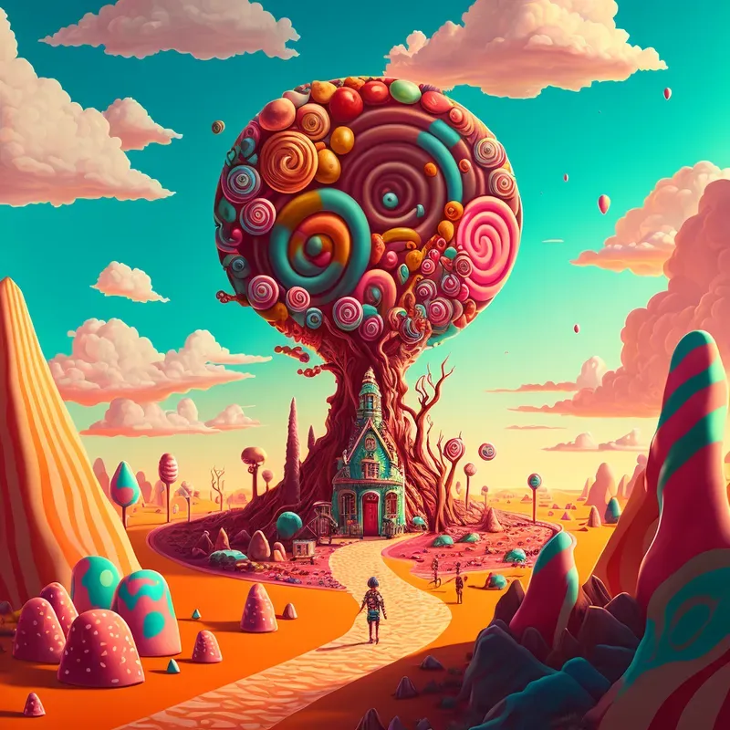 Cartoon Candy Lands
