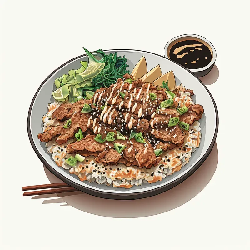Customizable Anime Food Illustrations
