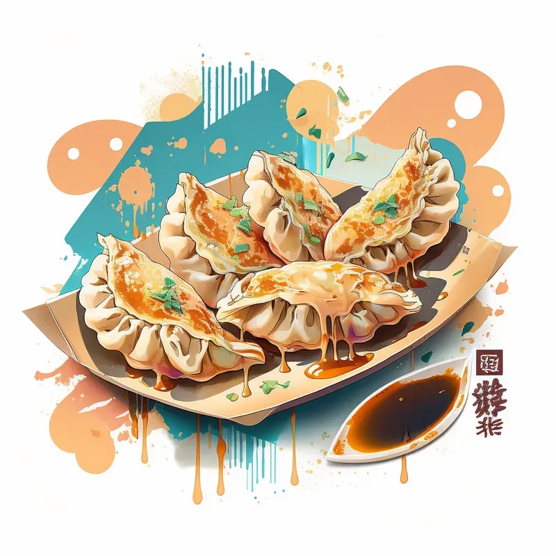Customizable Anime Food Illustrations