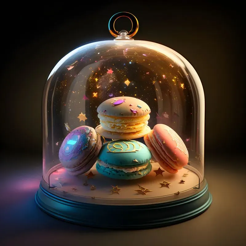 Sweet Photorealistic Space Pastries