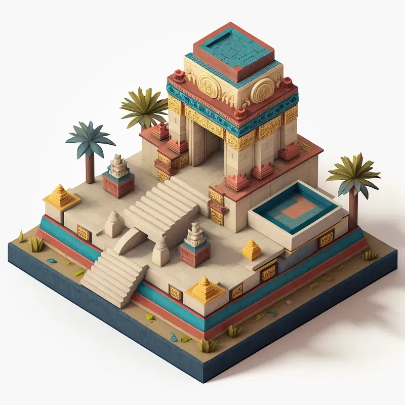 Customizable Isometric Beautiful Scenes