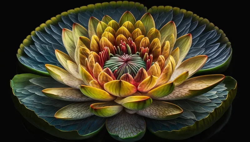 Photorealistic Vibrant Flowers