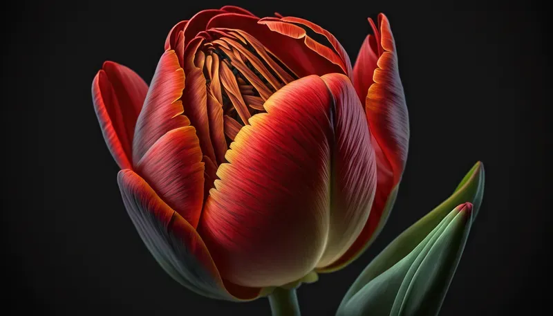 Photorealistic Vibrant Flowers
