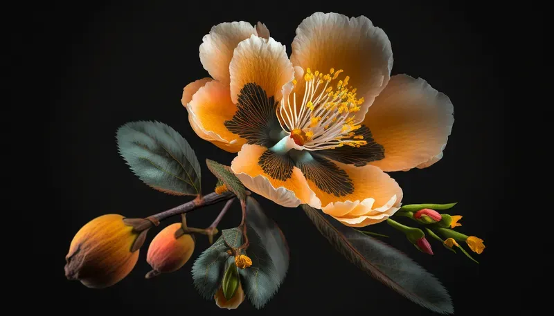 Photorealistic Vibrant Flowers