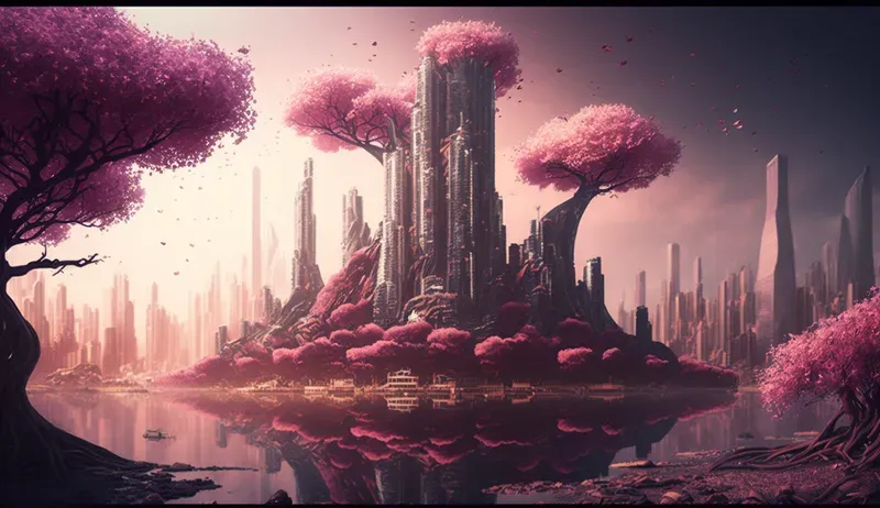 Natural Futuristic Skyscrapers Wallpapers