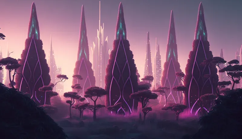 Natural Futuristic Skyscrapers Wallpapers