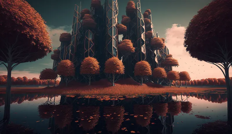 Natural Futuristic Skyscrapers Wallpapers