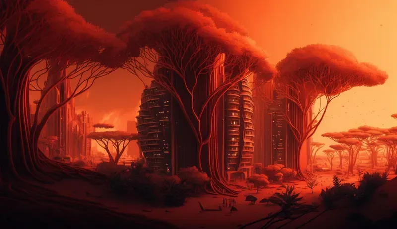 Natural Futuristic Skyscrapers Wallpapers