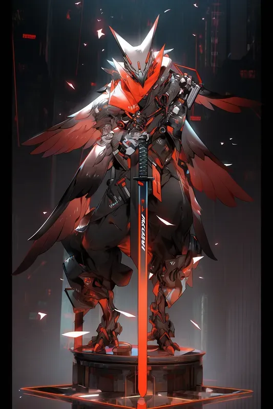 Customizable Neon Cyberpunk Ninjas