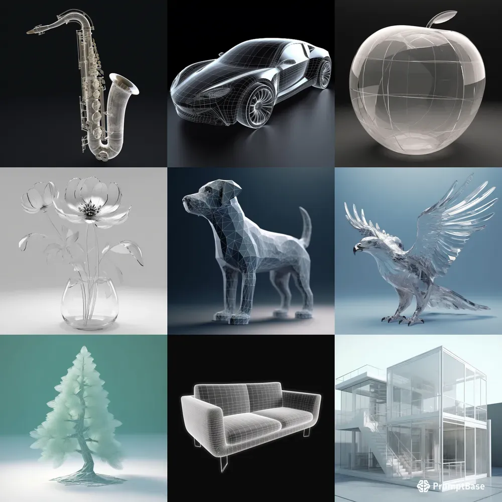 Transparent 3D Models