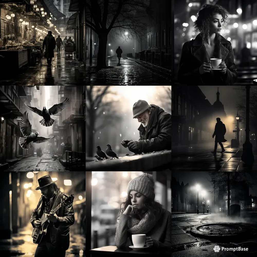Monochrome Aesthetic Street Photographs