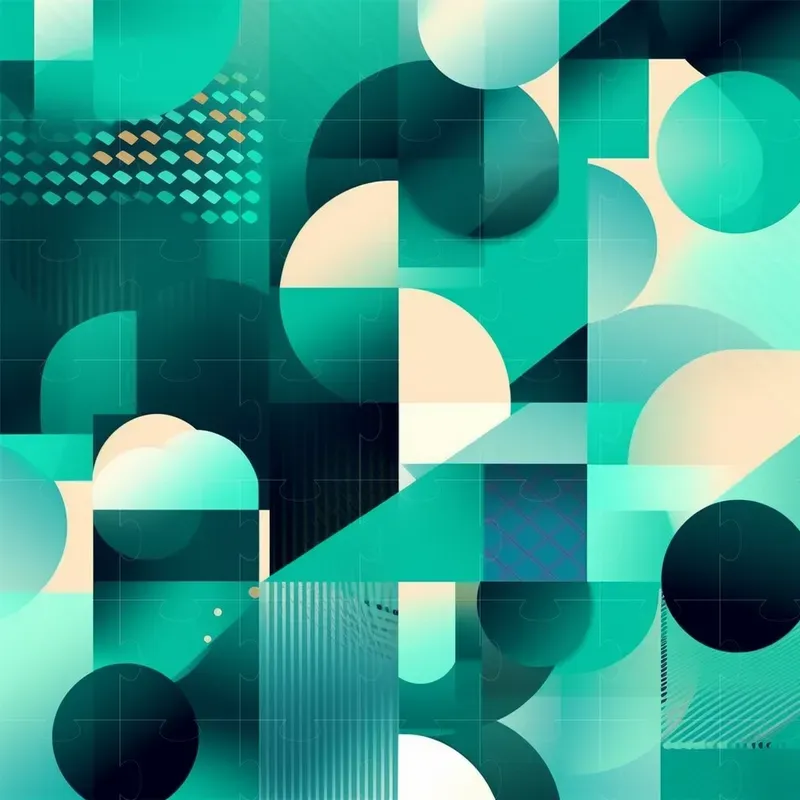 Geometric Gradient Patterns