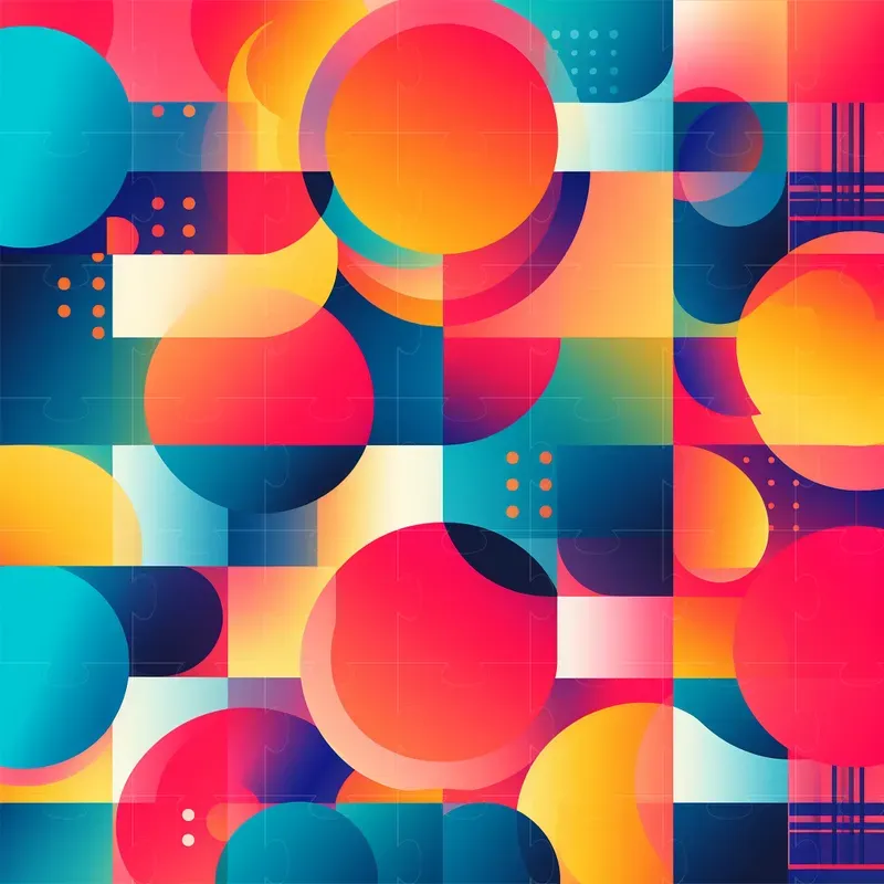 Geometric Gradient Patterns