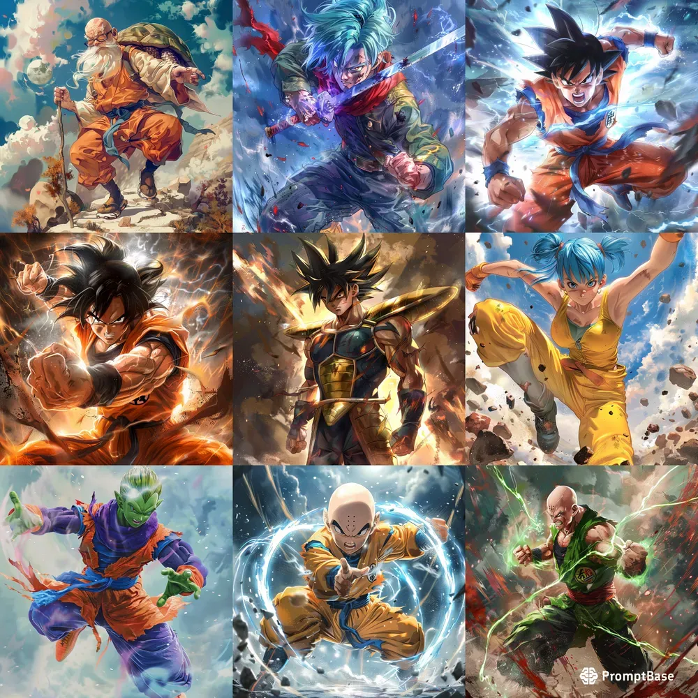 Epic Dragon Ball Characters