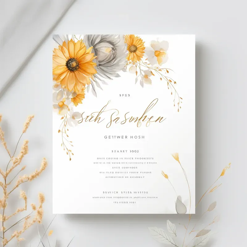 Elegant Simple Wedding Invitations