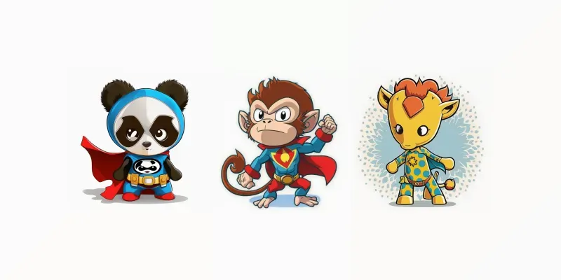 Animal Superhero Professionals generated by undefined