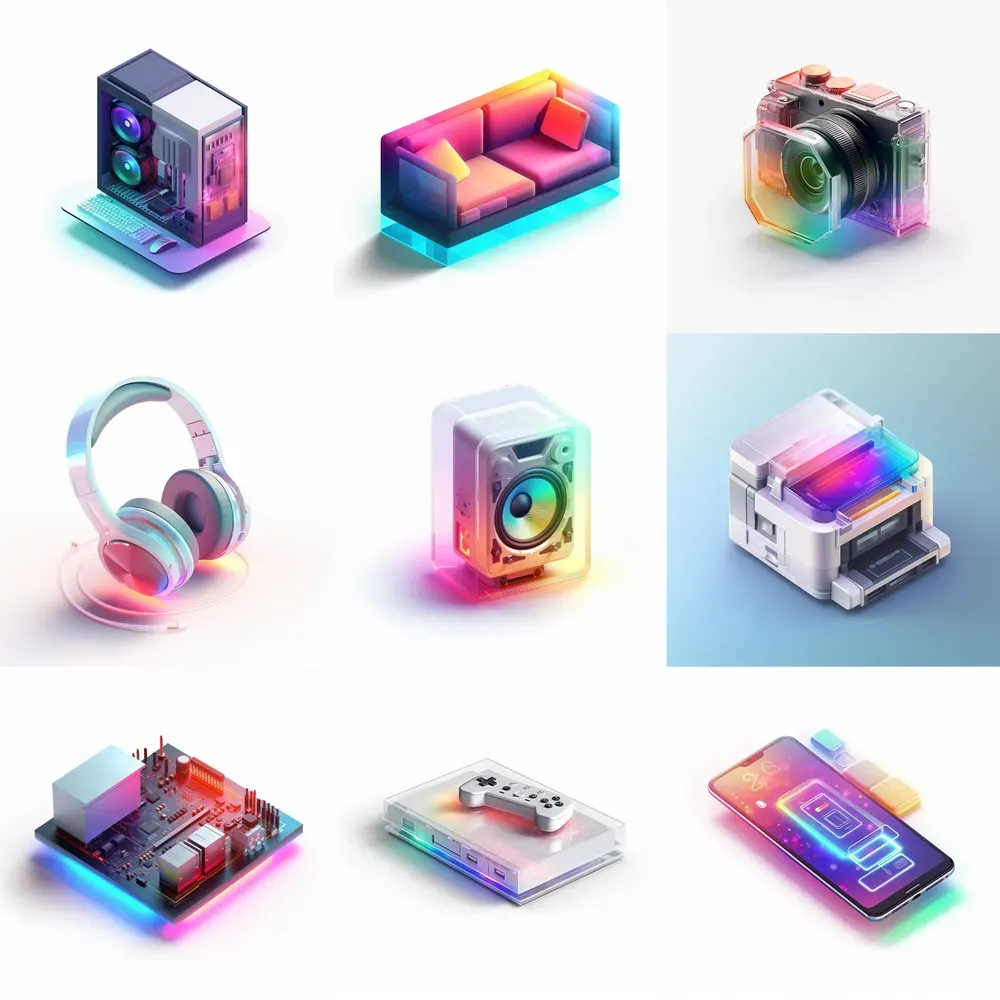 Laseretched Frosted Glass Style Products