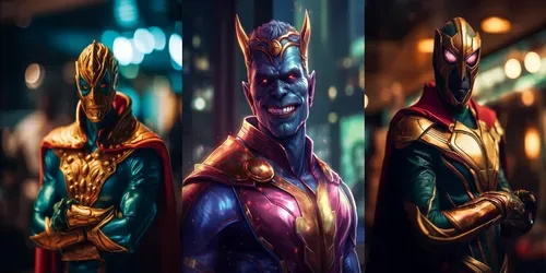 Villains generated by midjourney