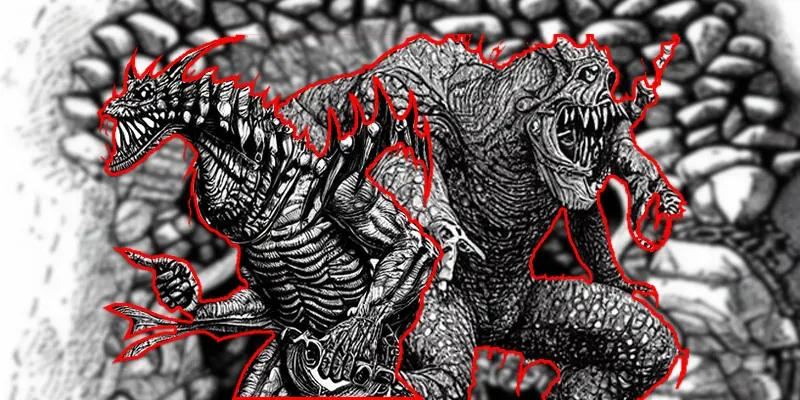 Pen and Ink Monsters generated by undefined