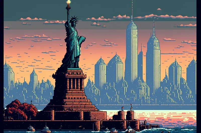 Places In Pixel Art