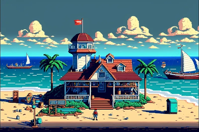 Places In Pixel Art