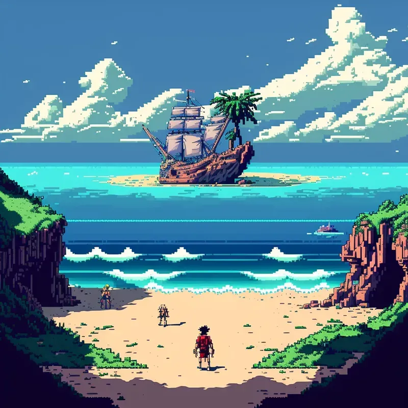 Places In Pixel Art