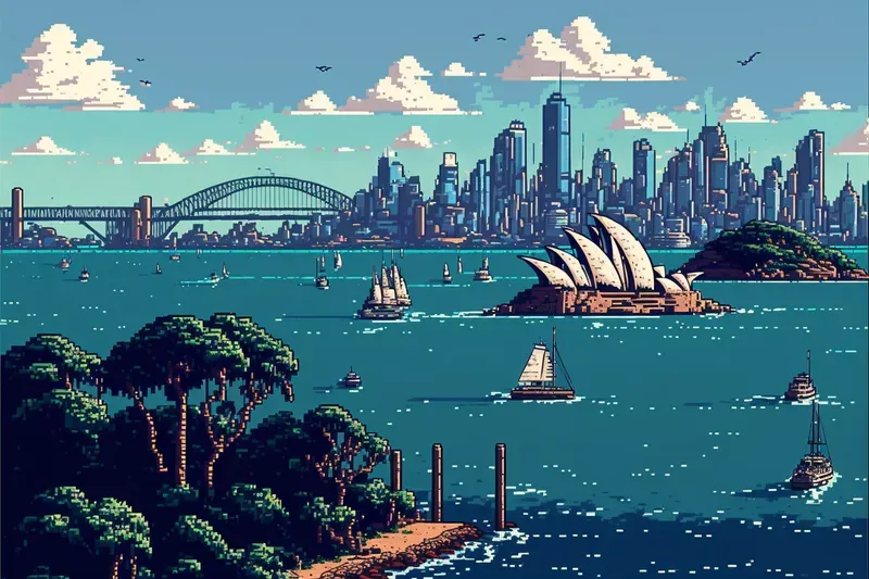 Places In Pixel Art