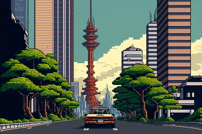 Places In Pixel Art