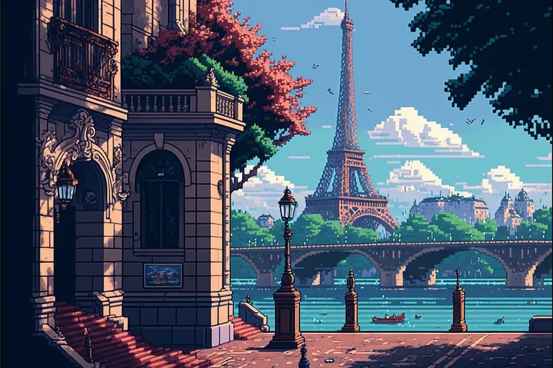 Places In Pixel Art