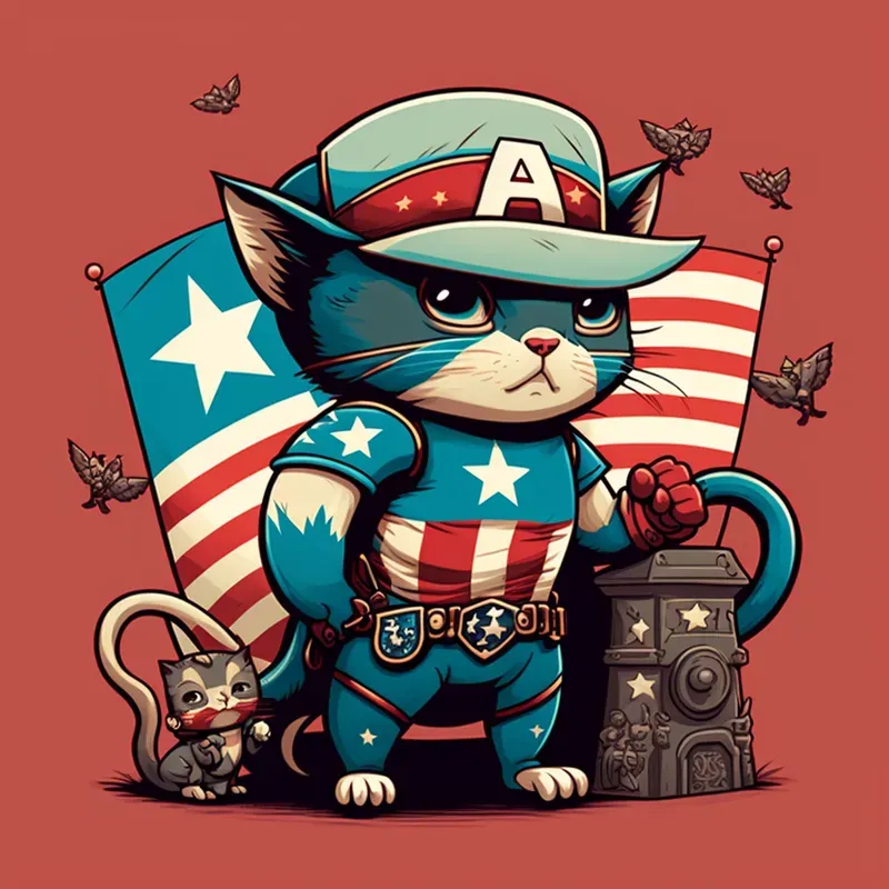 Cartoon Cute Retro Style