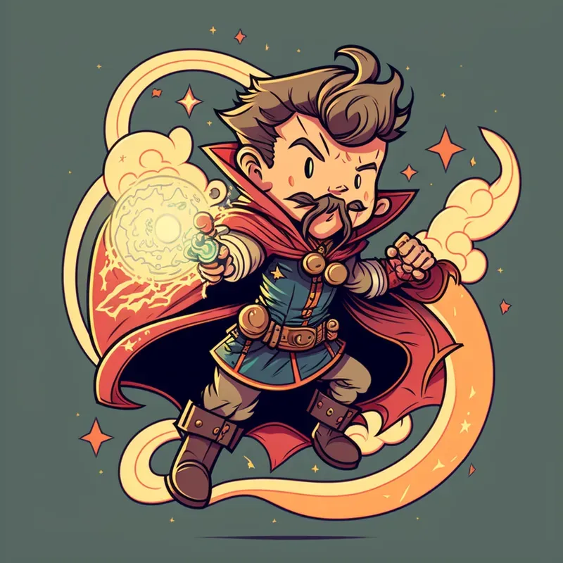 Cartoon Cute Retro Style