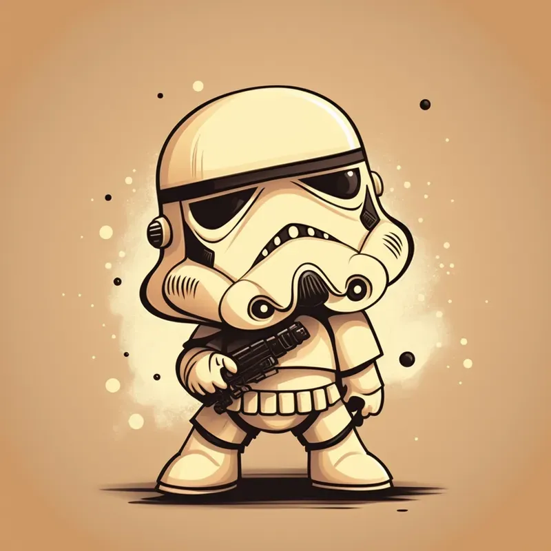 Cartoon Cute Retro Style