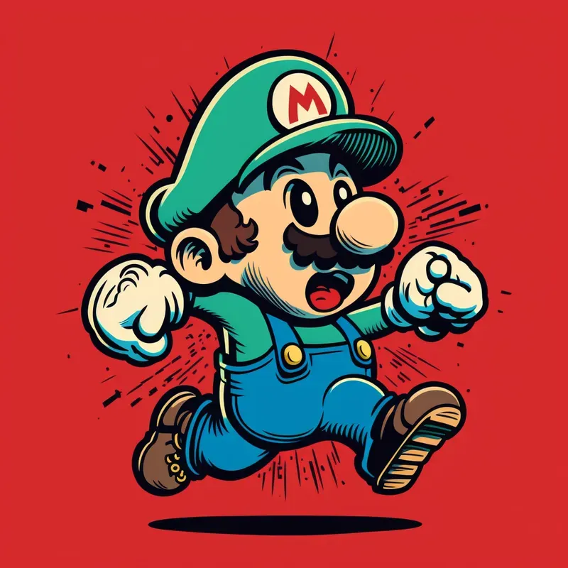 Cartoon Cute Retro Style