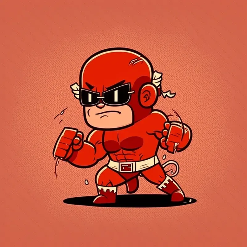 Cartoon Cute Retro Style