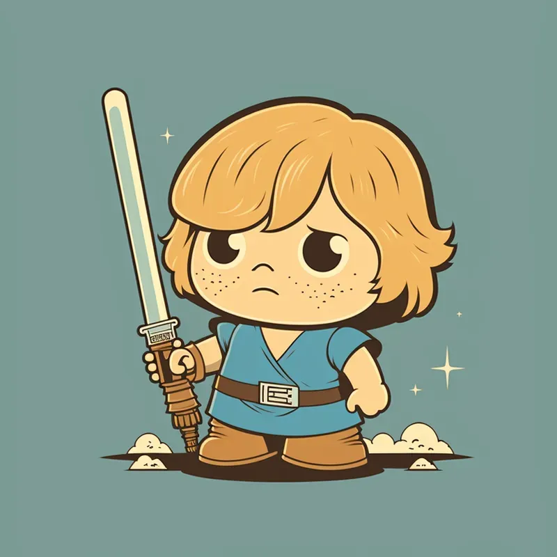 Cartoon Cute Retro Style