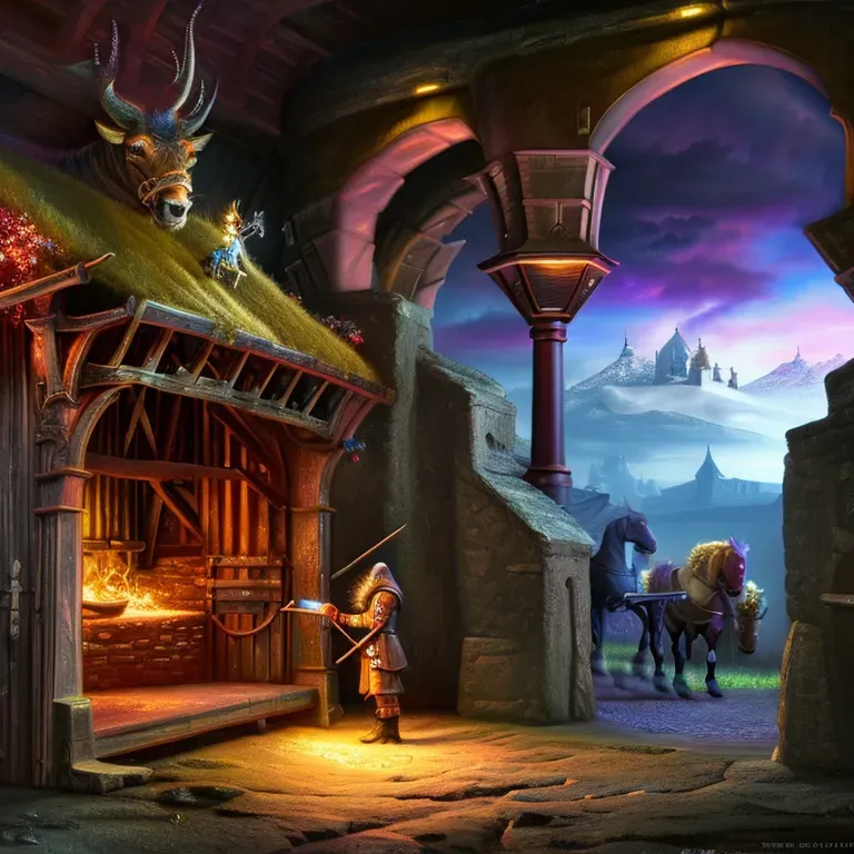 Magic Fantasy Settings Background Art