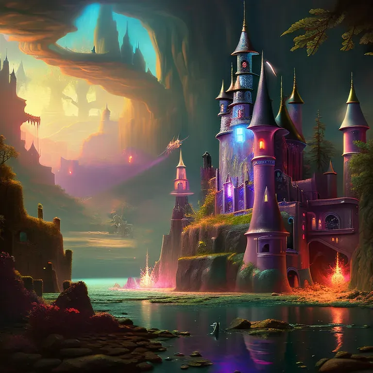 Magic Fantasy Settings Background Art