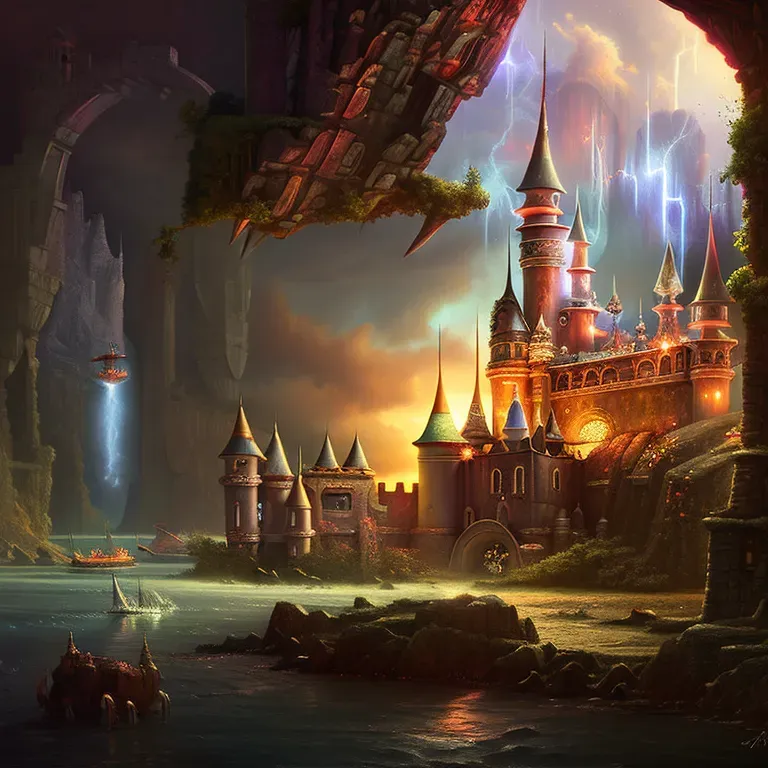 Magic Fantasy Settings Background Art