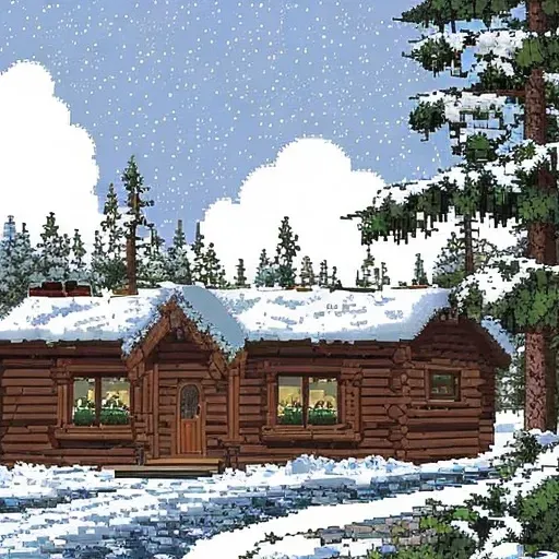 Pixel Art Locations Buildings On Biomes