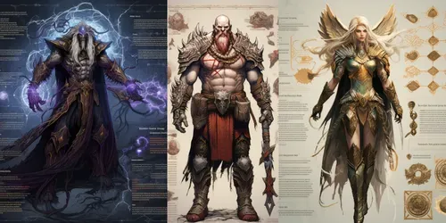 Dungeons And Dragons Deities generated by midjourney