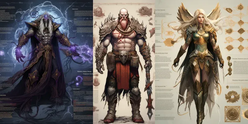 Dungeons And Dragons Deities generated by undefined