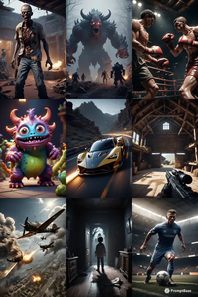 Unreal Engine Game Poster Art