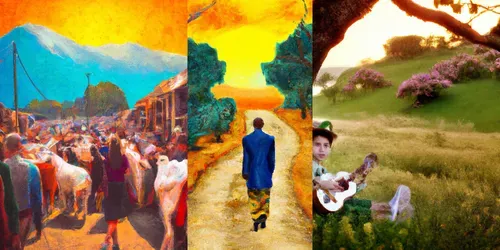 Beautiful Paintings Inspired By Frida generated by dalle