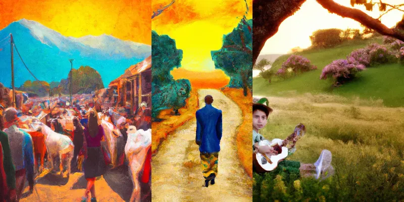 Beautiful Paintings Inspired By Frida generated by undefined