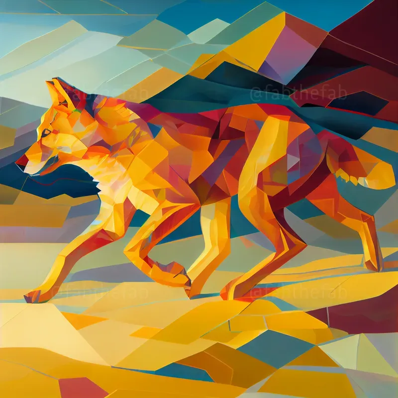 Animal Geometric Golds