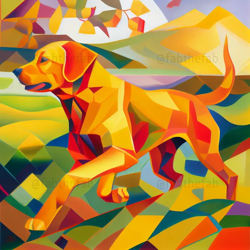 Animal Geometric Golds